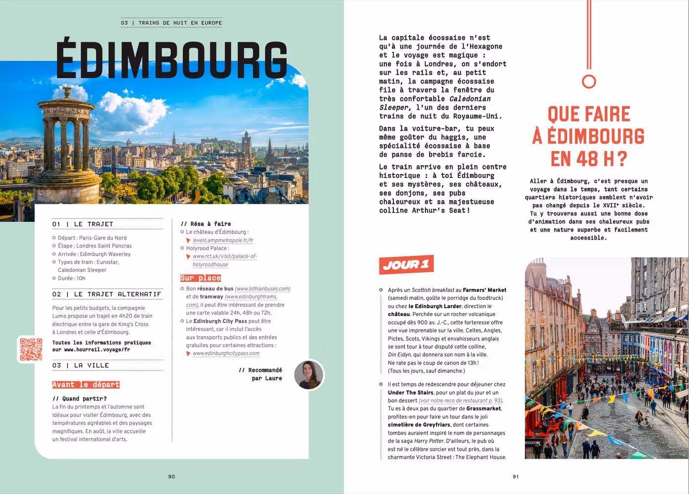 Couverture du livre Voyager en train avec HOURRAIL